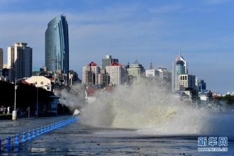 臺風“煙花”影響山東