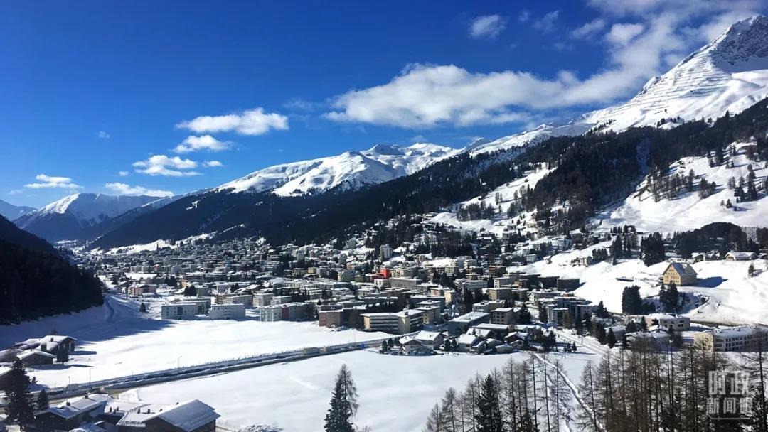 △瑞士，達(dá)沃斯小鎮(zhèn)。