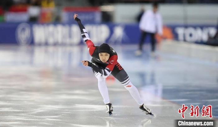 高亭宇在比賽中。圖片來源：黑龍江省體育局。