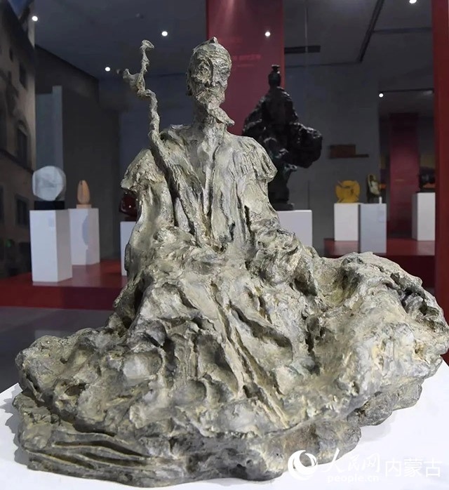 吳為山作品《莊子》。王劭凱攝