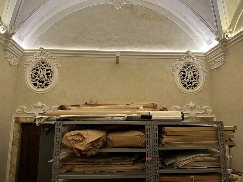 美第奇洛倫佐圖書(shū)館保存古籍。中藝國(guó)際供圖