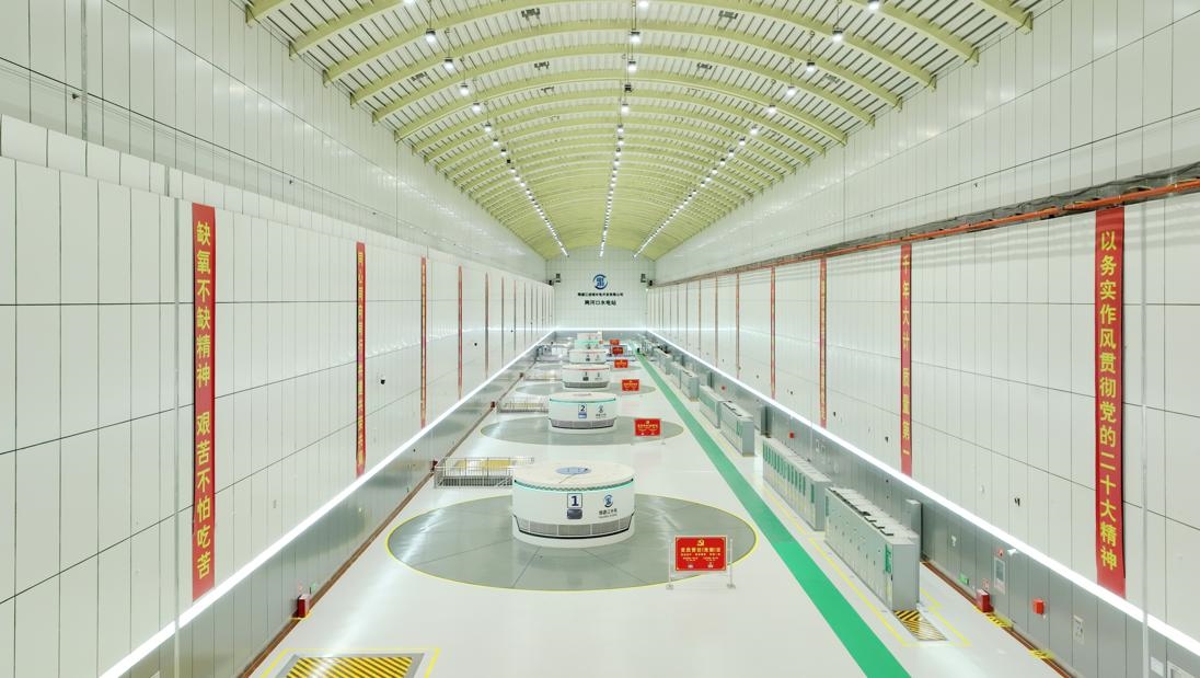 雅礱江兩河口水電站地下廠房。受訪者供圖