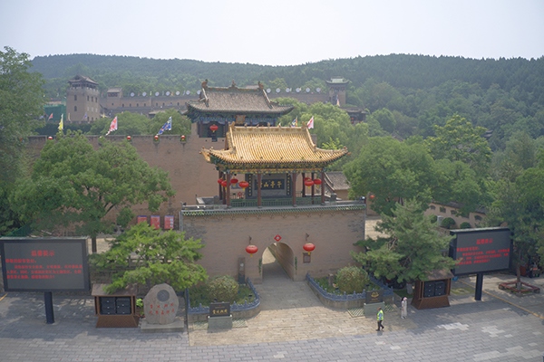 皇城相府景區(qū)（無人機(jī)照片）。人民網(wǎng)記者 王天樂攝