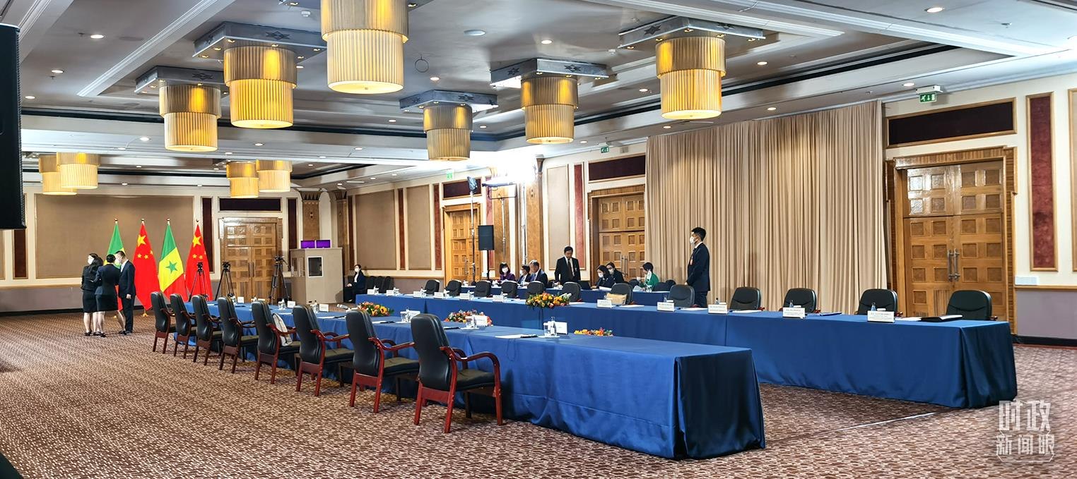 △23日下午，4場會見在這里舉行。（總臺央視記者郭鴻拍攝）