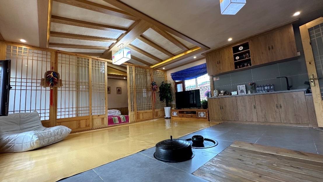 具有朝鮮族特色的民宿。人民網(wǎng)記者 金洪花 攝