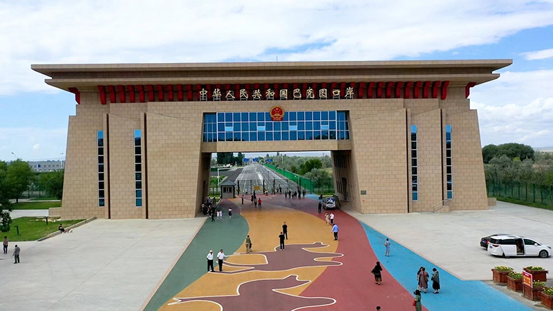 圖為塔城巴克圖口岸。塔城融媒體中心 張亭宇攝