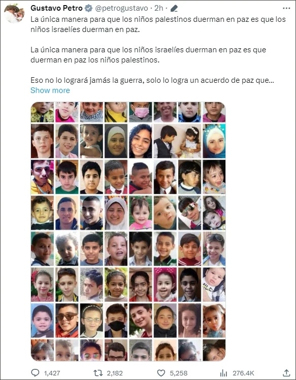 巴以爆發(fā)新沖突后，他再指西方“雙標(biāo)”