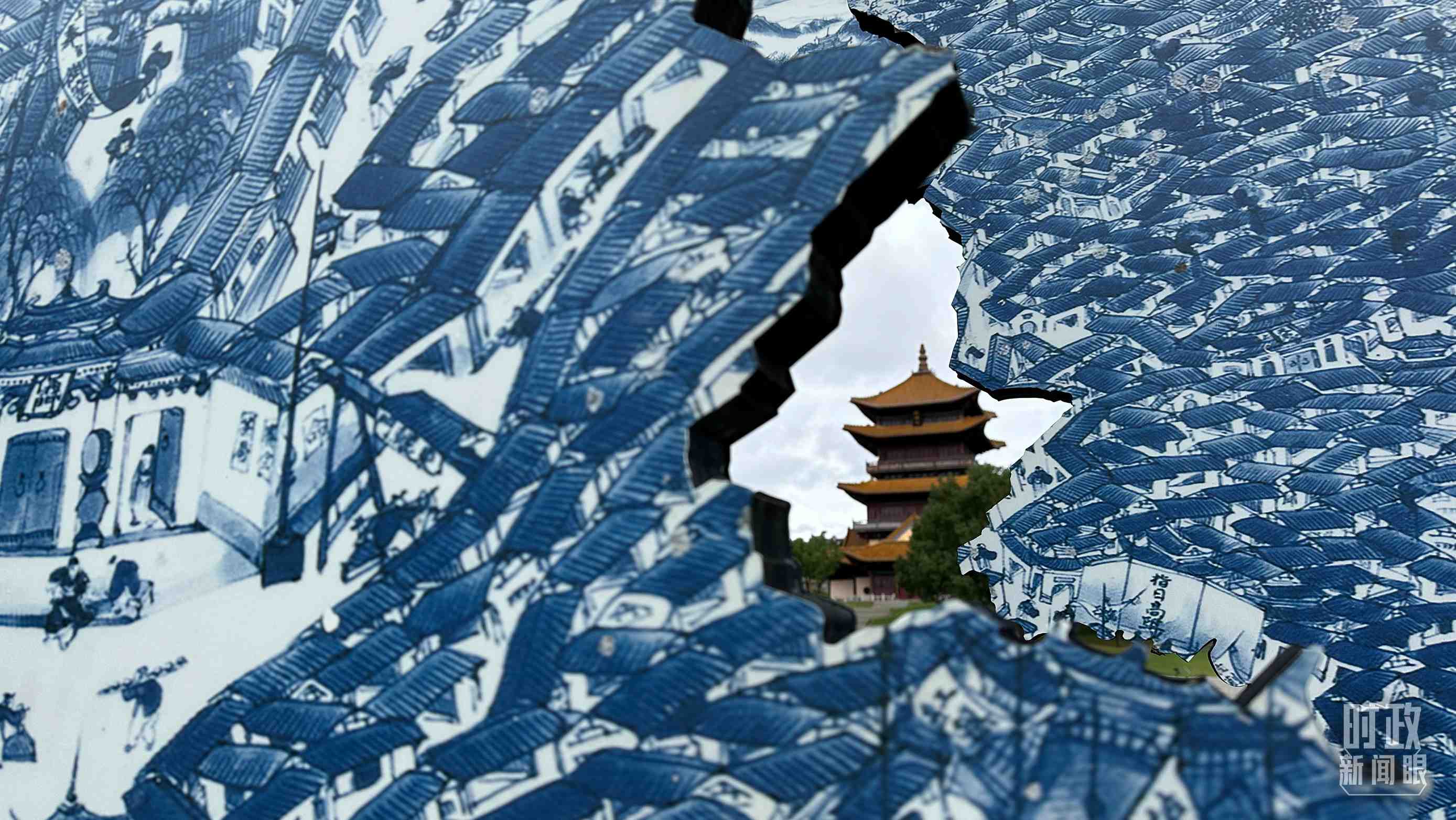 △位于陶陽里歷史文化街區(qū)內(nèi)的龍珠閣。（總臺(tái)央視記者趙化拍攝）