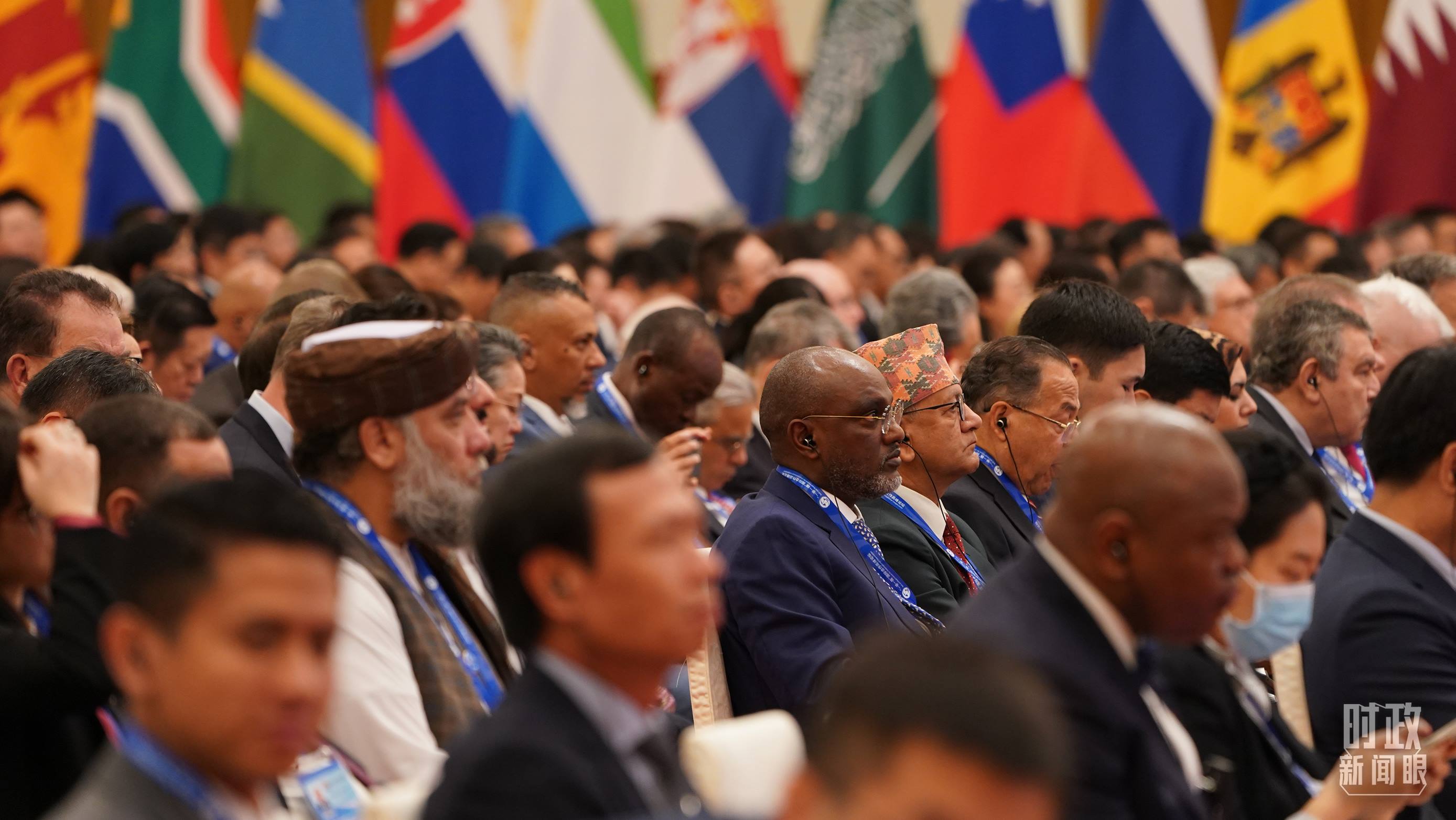 △開幕式現(xiàn)場(chǎng)的與會(huì)嘉賓。（總臺(tái)國(guó)廣記者李晉拍攝）