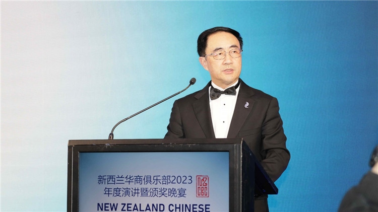新西蘭華商聯(lián)合總會(huì)主席楊健。攝影：張凱