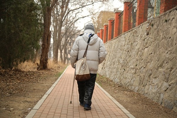 鐘萬勰院士在大連理工大學(xué)校園里。周學(xué)飛攝