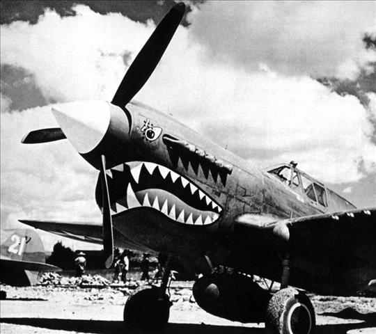 陳納德組織的美國志愿航空隊“飛虎隊”駐扎在芷江機(jī)場（資料照片）。新華社發(fā)