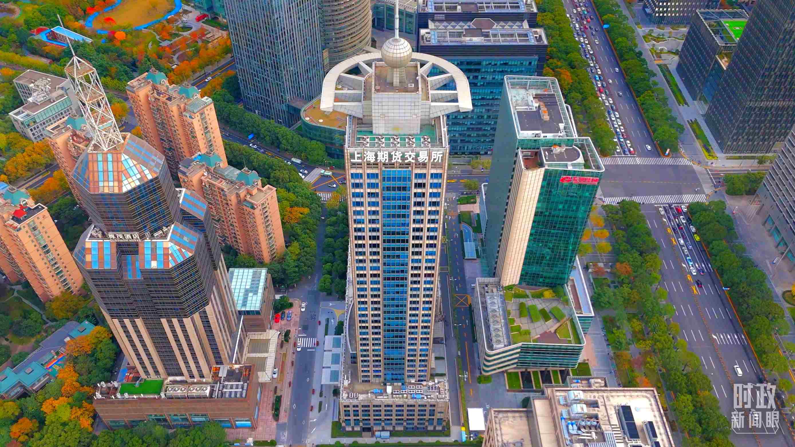 △上海期貨交易所。（總臺記者郭恩友拍攝）