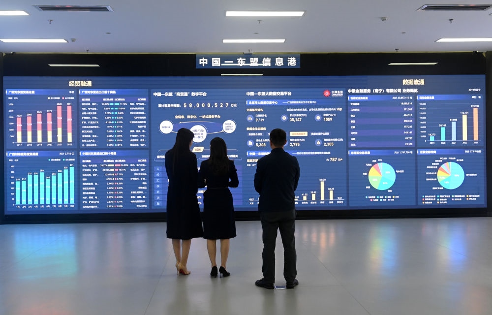 中國—東盟信息港股份有限公司展廳。