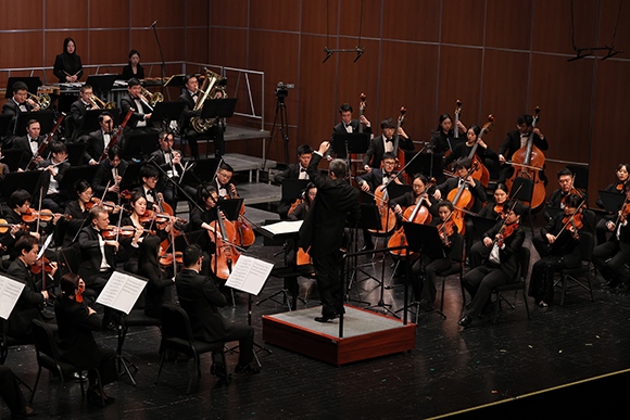 音樂會現(xiàn)場。學校供圖