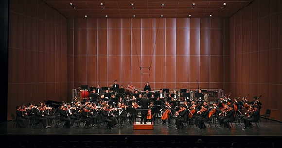 音樂會現(xiàn)場。學校供圖