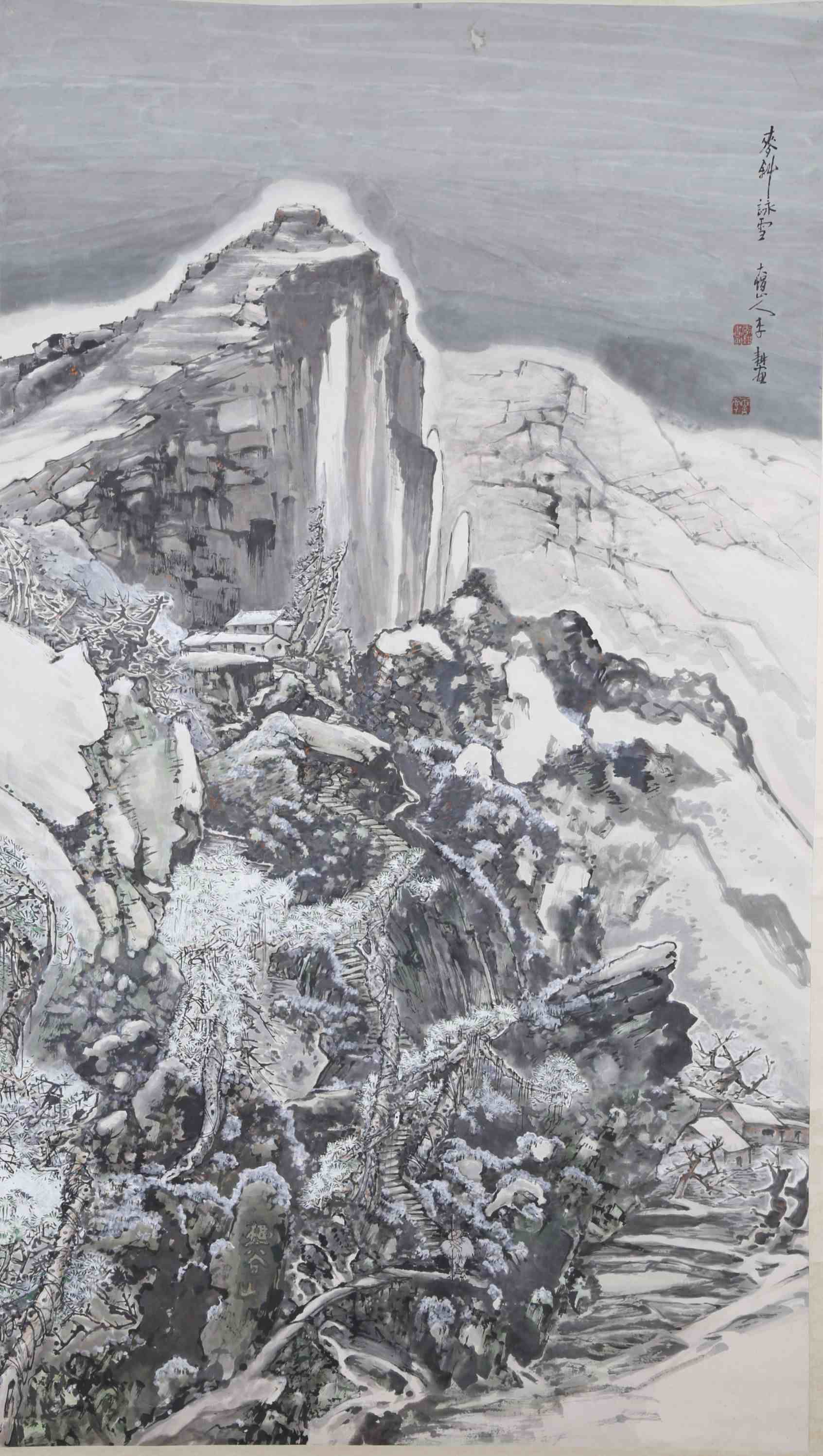 李耕畫作。(仙游縣博物館供圖)