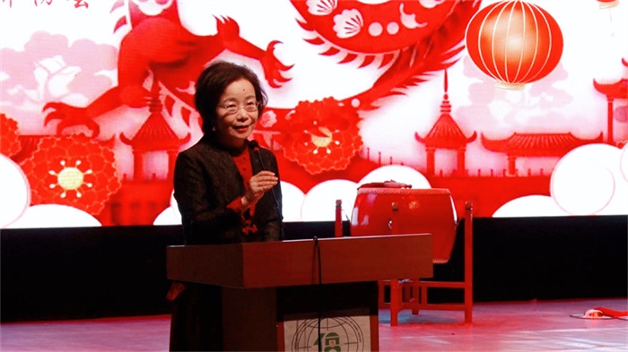 沈敏娟致辭。駐蒙古使館供圖