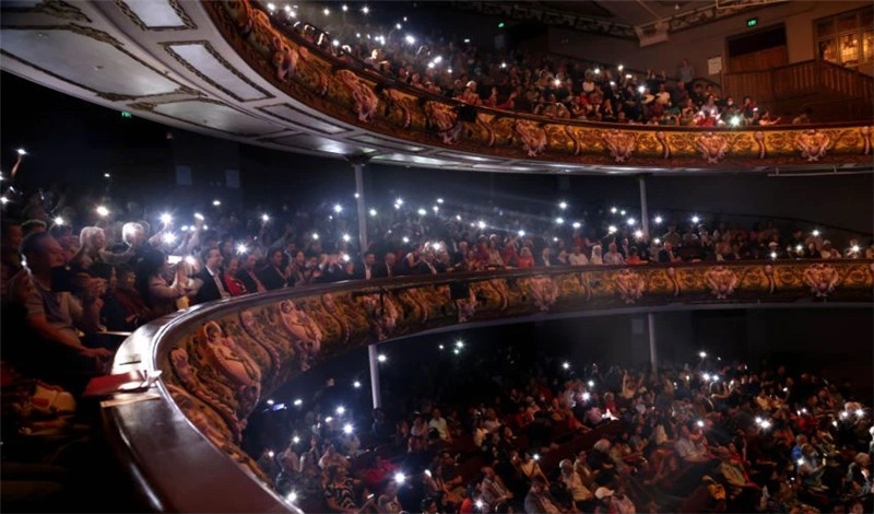 2024年“四海同春”慰僑訪演團(tuán)亞太團(tuán)新西蘭惠靈頓演出現(xiàn)場。圖片由陸欣讌、孟韜、葉勇提供