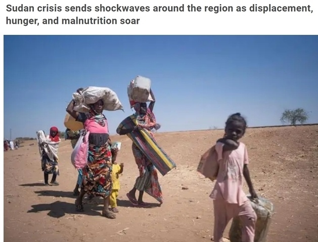 糧食危機(jī)、營養(yǎng)不良、霍亂 蘇丹人道主義危機(jī)嚴(yán)重