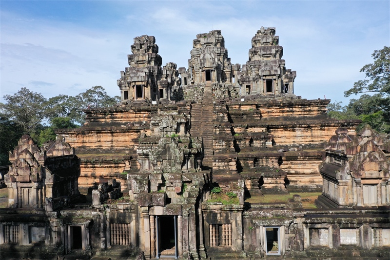 吳哥古跡內(nèi)的茶膠寺。中國(guó)文化遺產(chǎn)研究院 袁濛茜供圖