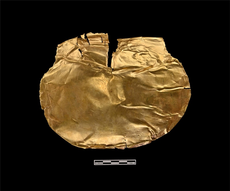 金覆面。中國文物報社供圖