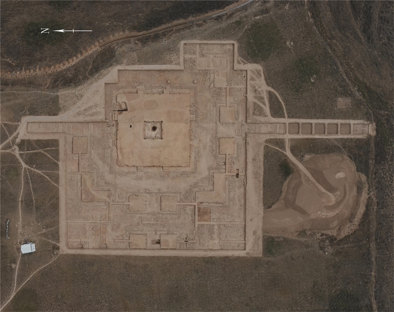 四角坪遺址平面圖。中國文物報社供圖