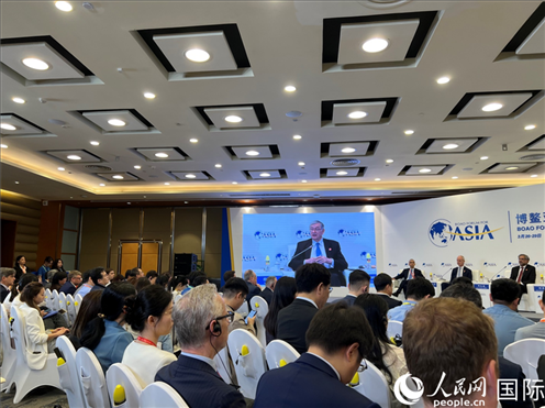 3月27日，博鰲亞洲論壇2024年年會(huì)“全球地緣政治展望”分論壇現(xiàn)場(chǎng)。人民網(wǎng) 艾里士攝