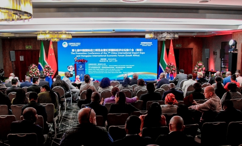 現(xiàn)場照片。（圖片來源：中國國際進口博覽會官微）