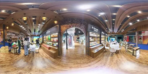 △消博會(huì)主賓國(guó)愛(ài)爾蘭國(guó)家館展區(qū)一角