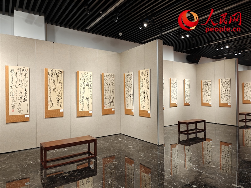 展廳現(xiàn)場(chǎng)。人民網(wǎng)記者 韋衍行攝