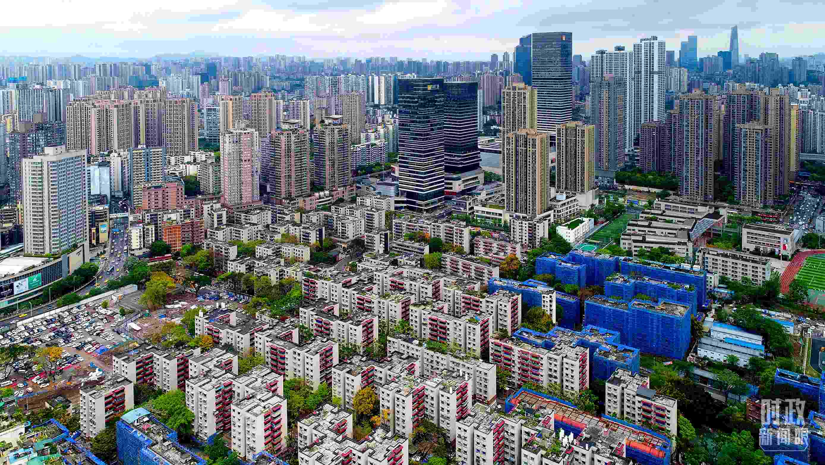 △九龍坡區(qū)謝家灣街道民主村社區(qū)。（總臺記者于濱拍攝）