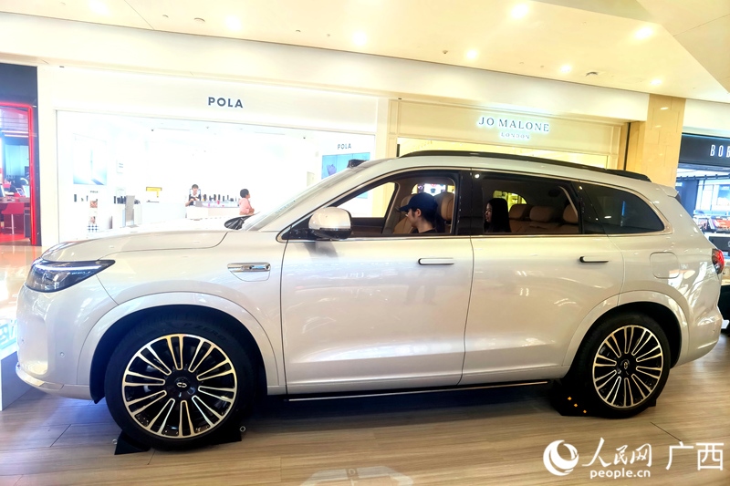  消費(fèi)者在試駕汽車。人民網(wǎng)記者 陳燕攝