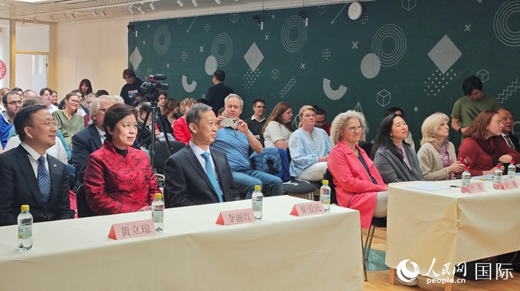 “漢語橋”瑞典賽區(qū)預選賽現場。人民網記者 殷淼攝