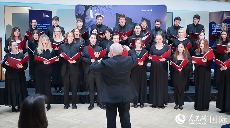 中英/北愛(ài)教育合作論壇現(xiàn)場(chǎng)。