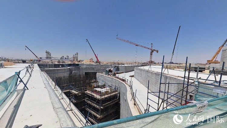 德拉伊耶門項(xiàng)目建設(shè)場景。艾哈邁德攝
