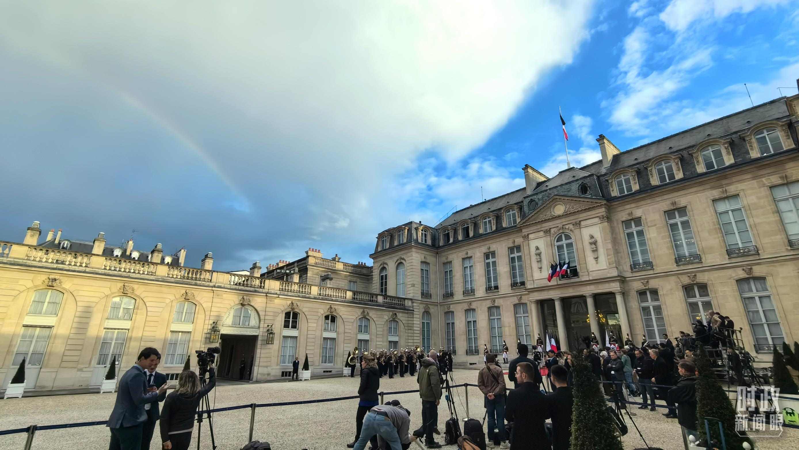 △愛麗舍宮。（總臺(tái)央視記者馬超拍攝）