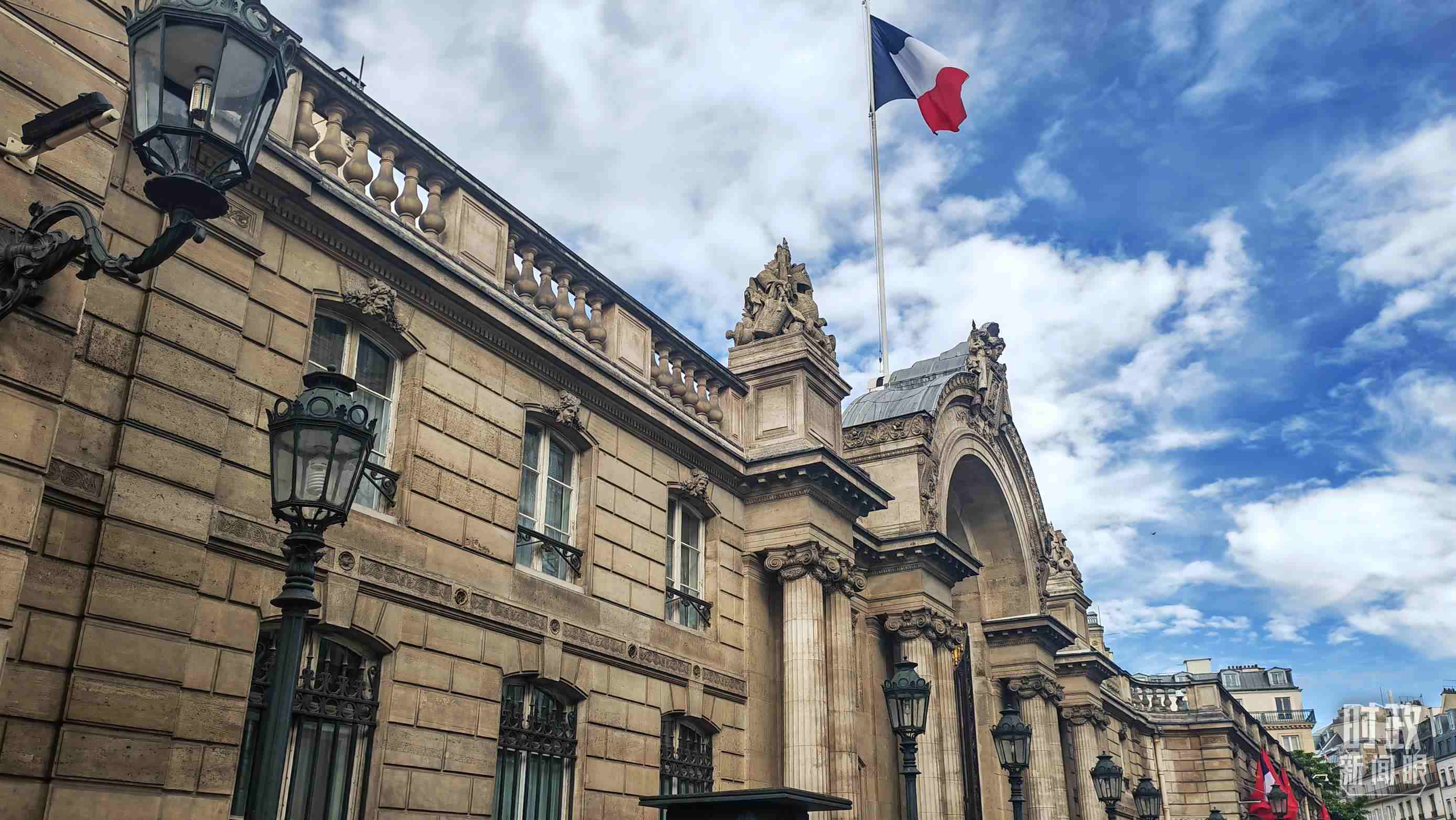 △愛麗舍宮。（總臺(tái)央視記者劉琦拍攝）