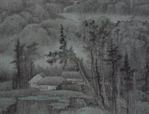 王秦生畫作《晨寂》。主辦方供圖