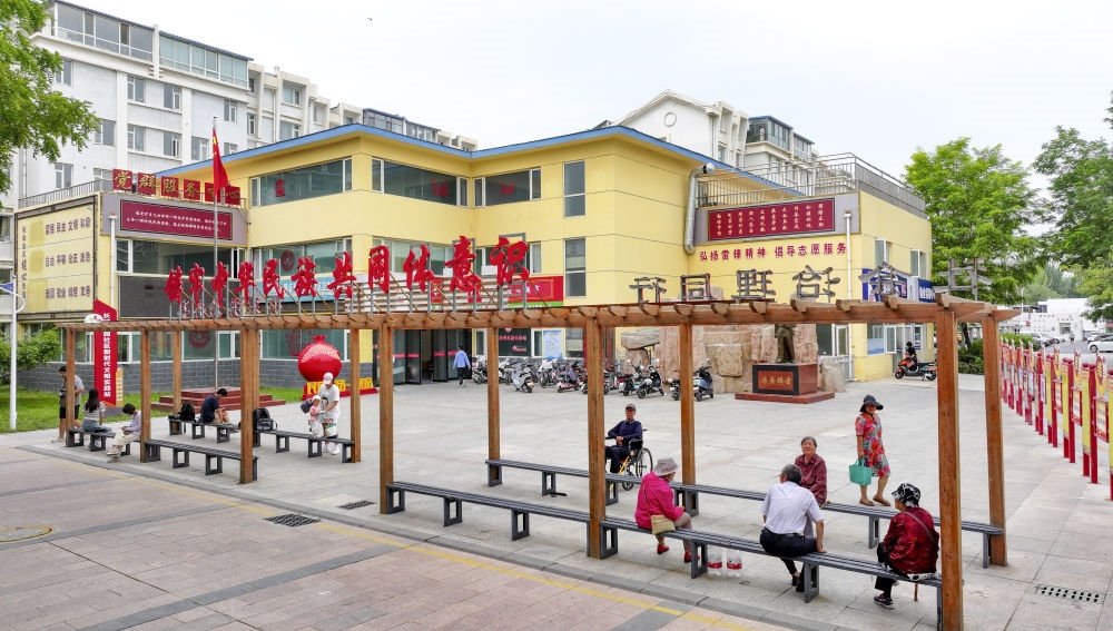 6月20日拍攝的長(zhǎng)城花園社區(qū)一角（無人機(jī)照片）。