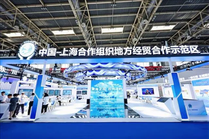 △6月27日，第22屆中國國際城市建設(shè)博覽會(huì)在北京啟幕，中國—上海合作組織地方經(jīng)貿(mào)合作示范區(qū)以主賓城市身份亮相。