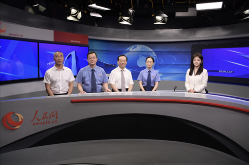 訪(fǎng)談現(xiàn)場(chǎng)。人民網(wǎng)記者 王曉嘯攝