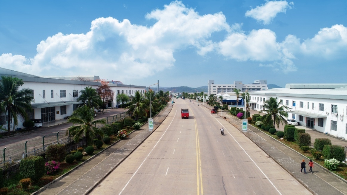 西哈努克港經濟特區(qū)園區(qū)。西港特區(qū)公司供圖