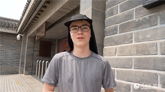 圖為德國籍游客埃里克·西伯特。人民網(wǎng)記者 吳超嵐攝