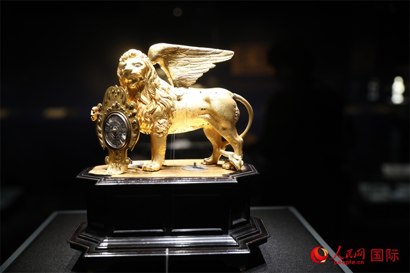 展覽“傳奇之旅：馬可·波羅與絲綢之路上的世界”展品。人民網(wǎng) 殷韜攝