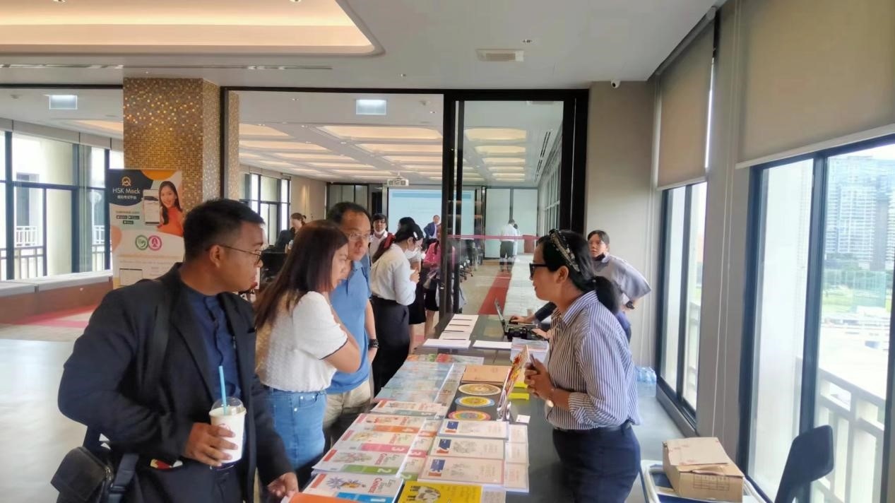 泰國(guó)中文教育精英教師高端培訓(xùn)活動(dòng)現(xiàn)場(chǎng)。泰國(guó)朱拉隆功大學(xué)孔子學(xué)院供圖