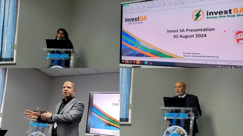 南非貿(mào)工部官員主旨演講。南中經(jīng)貿(mào)協(xié)會供圖