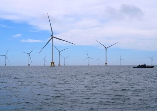 2024年6月19日拍攝的三峽集團(tuán)漳浦二期海上風(fēng)電項(xiàng)目。新華社記者 林善傳 攝