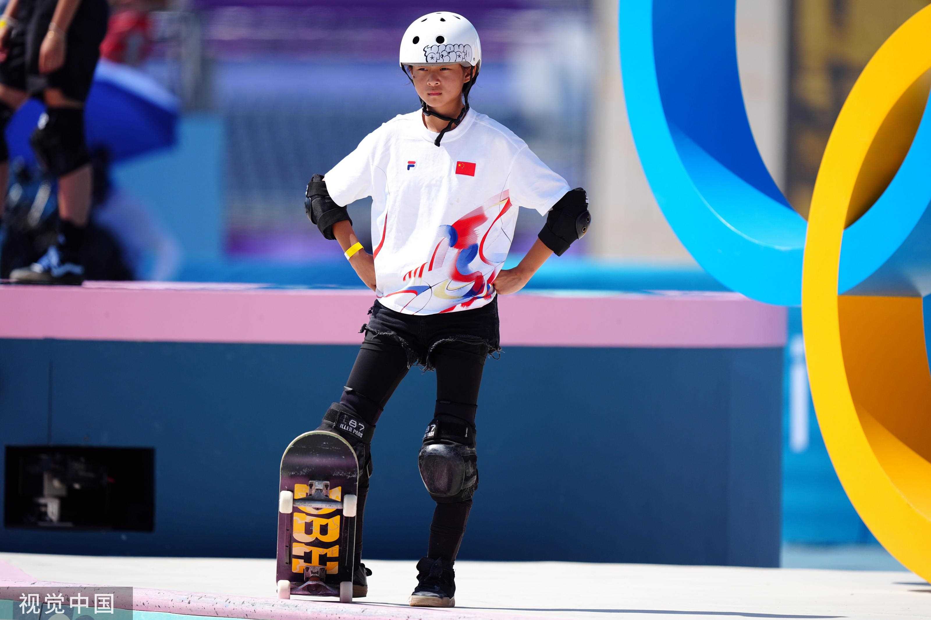 11歲的鄭好好出戰(zhàn)奧運(yùn)會 圖片來源:視覺中國