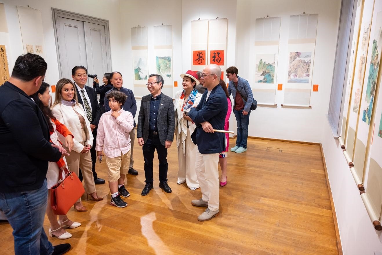 圖為展覽現(xiàn)場(chǎng)。布魯塞爾中國(guó)文化中心供圖